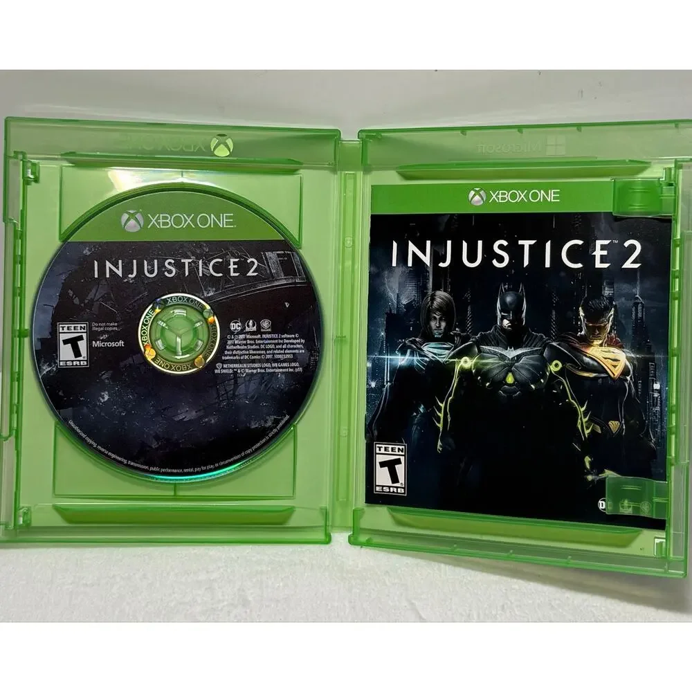 Injustice‎ 2 Xbox One Game Complete CIB Tested DC Fighting Game 2017 WB Games